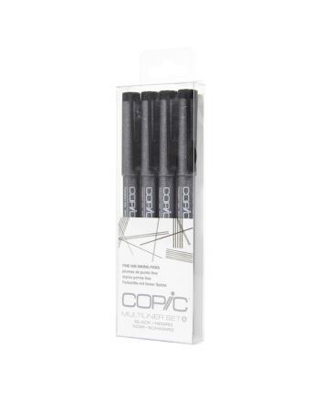 Copic Multiliner 4-Pack Black