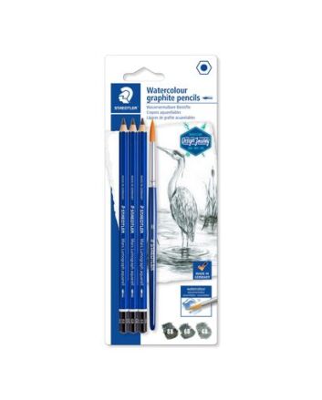 Staedtler Lumograph Aqua - 3 Pencil Set