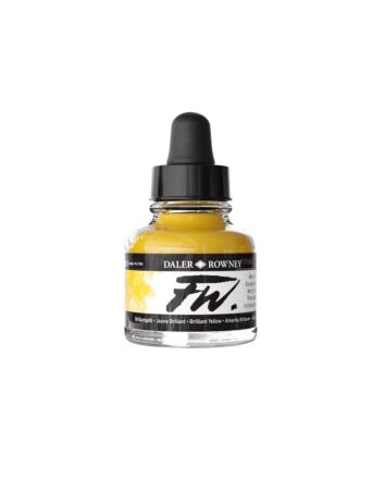 F+W Artist's Acrylic Ink 1oz - Brilliant Yellow