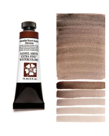 Daniel Smith Watercolors 15ml - Hematite Burnt Scarlet Genuine