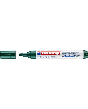 Edding 1455 Calligraphy Marker - Bottle Green