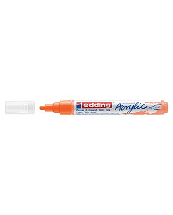 Edding 5100 Acrylic Paint Marker - Fluorescent Orange