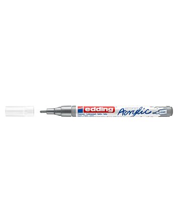 Edding 5300 Acrylic Paint Marker - Silver