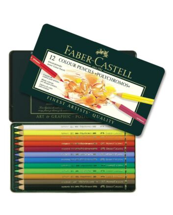 Polychromos Artists' Color Pencils - Tin of 12
