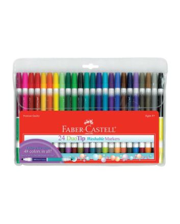 Duotip Washable Markers 24-Count