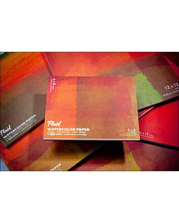Fluid Watercolor Paper Easy Block 6x12"