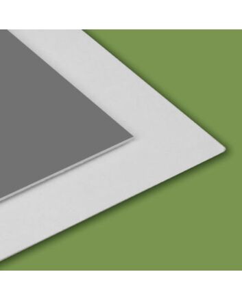 2 Sided Mounting Board - 8x10 Grey/White