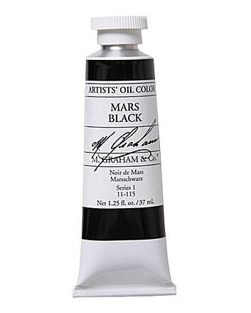 M. Graham Artist Oils - 1.25oz (37ml) - Mars Black 