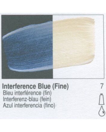 Golden Fluid Acrylic 1oz Bottle - Interference Blue (Fine)