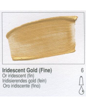 Golden Heavy Body Acrylic 8oz Jar - Iridescent Gold