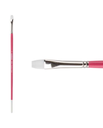 Pro White Professional Acrylic Brush - Bright - Size 4