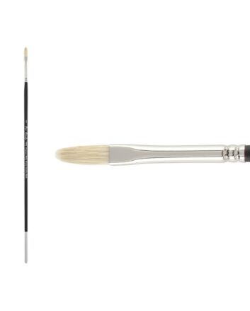 Pro Stroke Chungking Hog Bristle - Filbert - Size 1