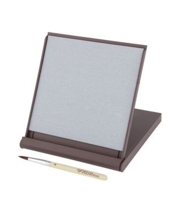 Mini Dream Board Water Drawing Zen Board w/ Brush & Flip-Open Stand