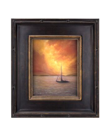 Museum Plein Air Black/Gold 5x7 Frame