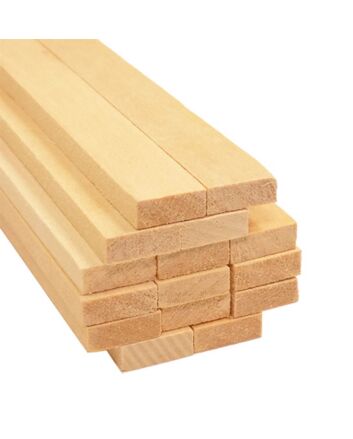 Basswood 24" 3/16x1/2