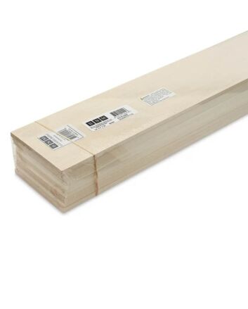 Basswood 24" 1/4 x 4