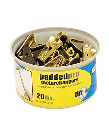 Ooks Tidy Tin 20lb Hangers Padded 15 Pack