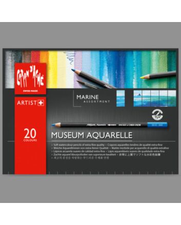 Caran d'Ache Museum Aquarelle Pencil Set of 20 - Marine