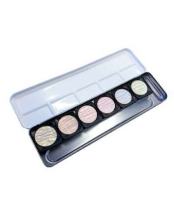 Finetec Artist Mica Watercolor Iridescent 6 Color Set