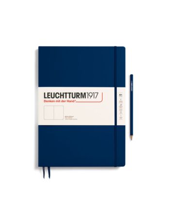 Leuchtturm1917 - Hardcover - Master (A4+) - Navy - Plain