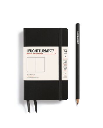 Leuchtturm1917 - Hardcover - Pocket (A6) - Black - Plain
