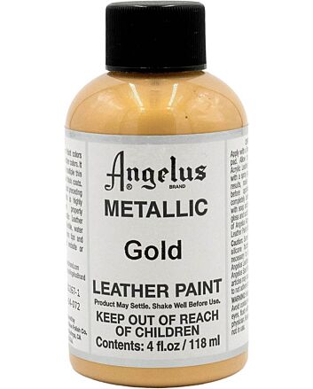 Angelus Acrylic Leather Paint - 4oz - Gold