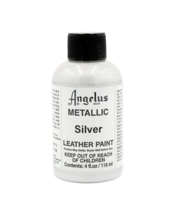 Angelus Acrylic Leather Paint - 4oz - Silver