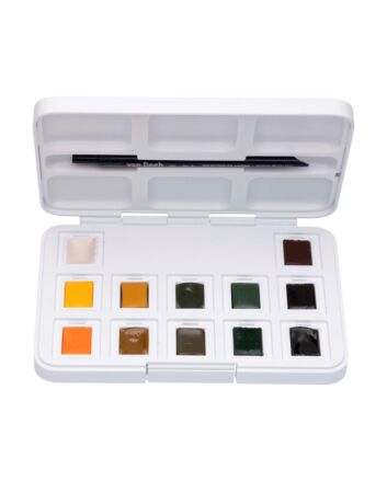 Van Gogh Watercolor Box- 12 Half Pan Nature Set