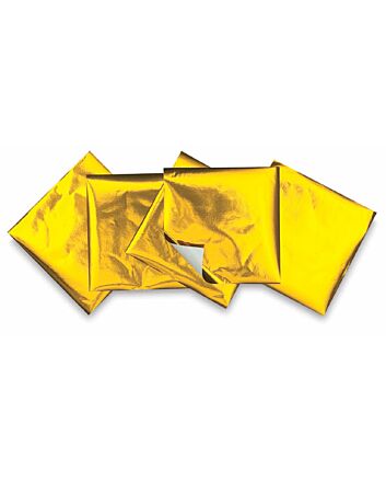 100 Sheets Gold Foil Origami Paper - 3"