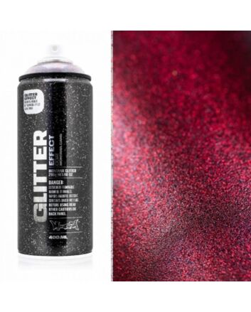 Montana GLITTER 400ml Can - Xmas Red