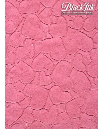 Textured Pink Lace Hearts