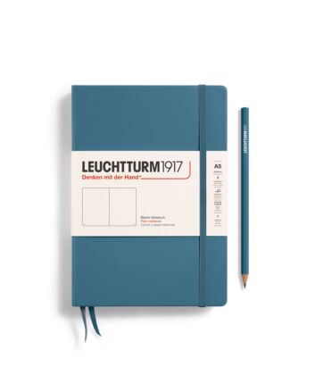 Leuchtturm1917 - Hardcover - Medium (A5) - Stone Blue - Plain