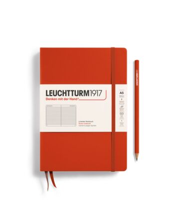 Leuchtturm1917 - Hardcover - Medium (A5) - Red - Ruled