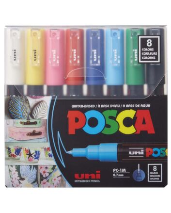 Posca Marker PC-1M XFine Set of 8 Basic