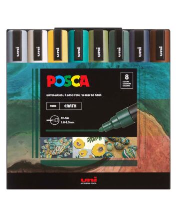 Posca Marker PC-5M Medium Set of 8 Earth Tones