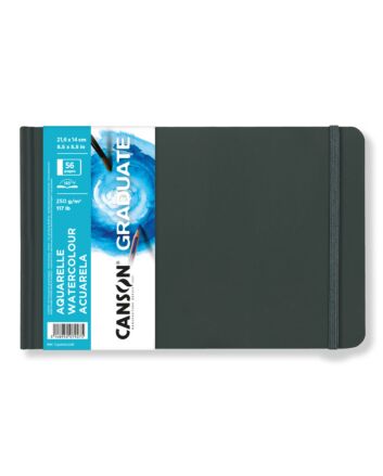 Canson Graduate Hardcover Sketchbook - Watercolor 250gsm - 8.5X5.5