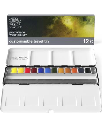 Winsor & Newton Professional Watercolor Customizable Travel Tin