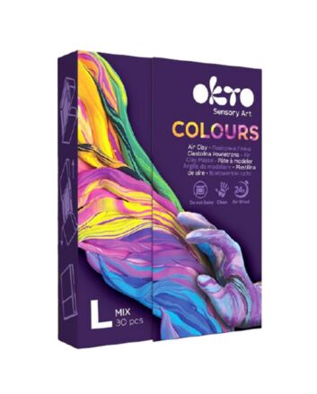 OKTO Air Dry Clay Kit of 30 Colors