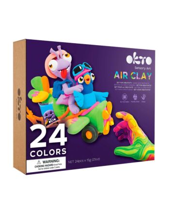 OKTO Creativity Air Dry Clay Set of 24