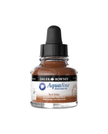 Daler-Rowney Aquafine Watercolor Ink 29.5ml - Burnt Umber