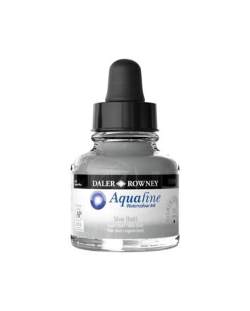 Daler-Rowney Aquafine Watercolor Ink 29.5ml - Silver (Imit)