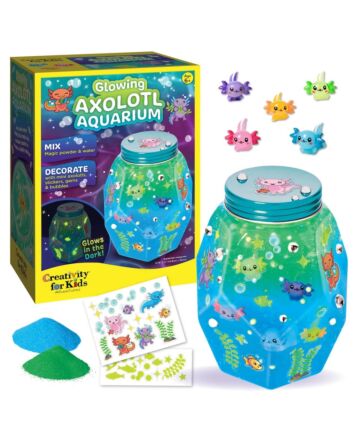 Creativity For Kids Glowing Axolotl Aquarium