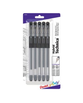 Pentel Hybrid Technica 5 Pack