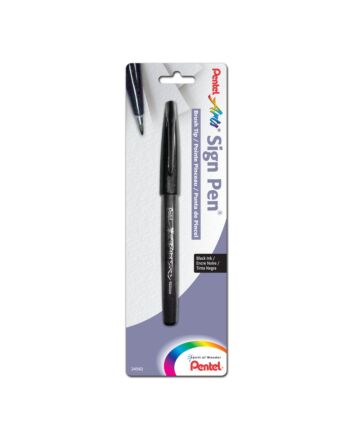 Pentel Arts - Sign Pen - Brush - Black