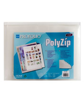 Itoya Poly-Zip Envelope 9x12
