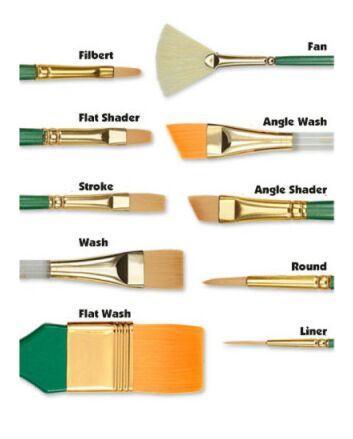 Princeton Series 4350 Lauren Golden Synthetic - Stroke - Size 3/4"