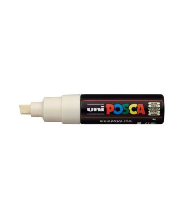 Posca Marker PC-8K Broad Chisel 8mm - Ivory