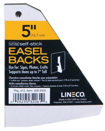 5" Self Stick Easel 5-Pack