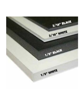 Foam Board 20X30 Black/Black 3/16" Thick