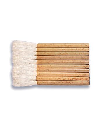 Hake Brush Bamboo Handle 3-1/4